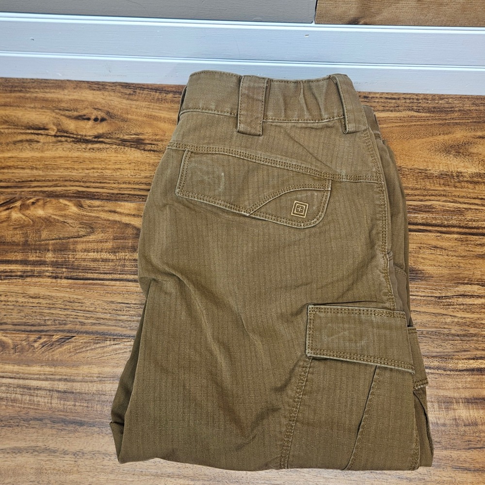 5.11 Tactical Mens 36x32 Stryke Cargo Pants Coyote Brown Ripstop Work Trousers